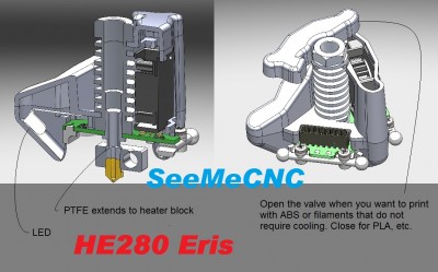 HE280 Eris Hot End production release MAY 2016.jpg (184.9 KiB) Viewed 18461 times HE280 Eris Hot End by SeeMeCNC MAY 2016