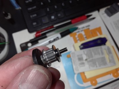 20180307_110049.jpg (1.36 MiB) Viewed 14674 times Assembled idler pulley assembly...