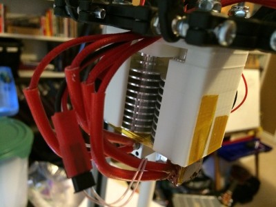 Front view of installed mount