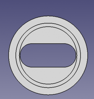 Freecad bottom view