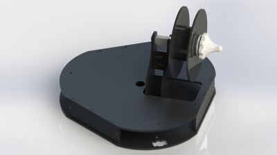 Rostock MAX v2 - Spool Support Arm - Mod RL 2x 608 - 01