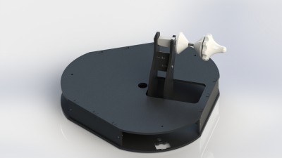 Rostock MAX v2 - Spool Support Arm - Mod RL 2x 608 - 02