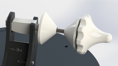 Rostock MAX v2 - Spool Support Arm - Mod RL 2x 608 - 05