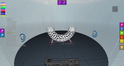 This is the first half of the file.  It becomes its own gcode file, as you might be able to see, the layer count is all the way at max. (Bottom sliders)