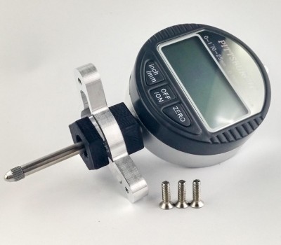 The mount is tapped to M3 and the included screws hold it to the effector plate.