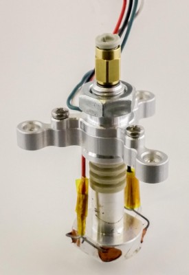 The new SeemeCNC adapter. Allows the use of the stock SeemeCNC hot end with our mount.