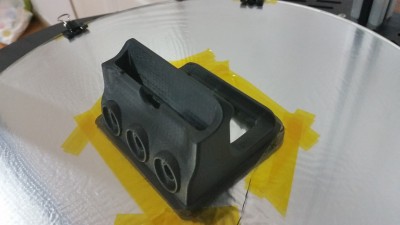 Here is the finished product. It is a dock for an Iphone 6 that I got off thingiverse.