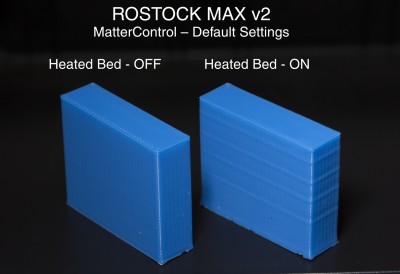 Rostock- MatterControl Heated Bed vs Non Heated.jpg (414.39 KiB) Viewed 21265 times Z-Ribbing with heated bed Off vs. On.