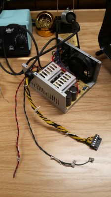 RostockMaxV2 PSU wiring removed, twisted
