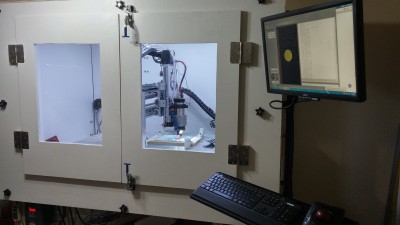 2016-05-31 00.36.04.jpg (2.63 MiB) Viewed 18780 times The new mill all set up and ready to cut. 21x37x8 work area with full ballscrews.