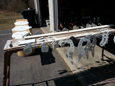 Edge painting on a nice day.