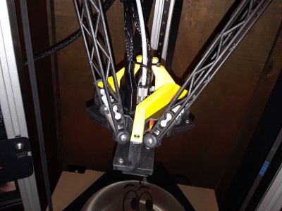 Part Installed and gives a view of cable tie