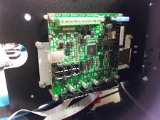 Back view of electronics mounted.