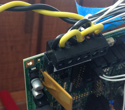 Connection to board