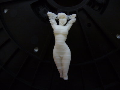 1.75mm PLA, 210°C, 60mm tall, Nozzle blocked(head)...