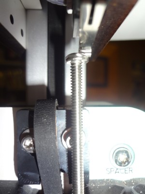 Y-axis end stop