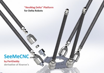 SeeMeCNC NeoMag Delta Platform Assembly.jpg (149.79 KiB) Viewed 22229 times NewMag Delta Robot Platform Assembly