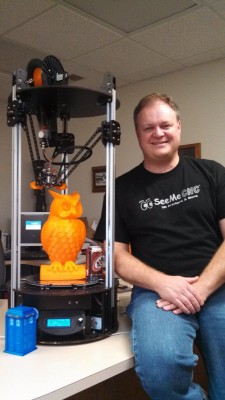 Big Owl Print on Rostock MAX