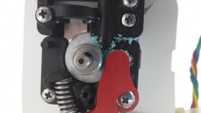 Ezstruder filament dust