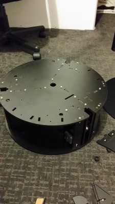 Get that table top in place!