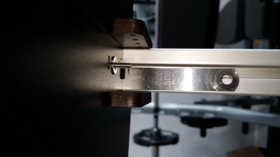 .020&quot; between the melamine and extruded towers on all 6 ends.