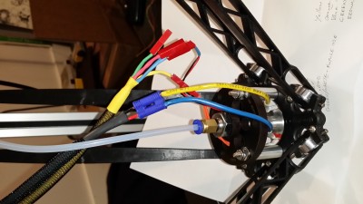 Yellow thermistor, blue peek fan...  you get the idea.  Marked it all down and made labels for the LCD door that state which pair is for which application.