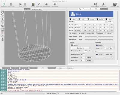 A shot of the Mac version of Repetier