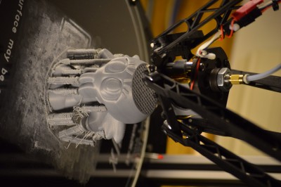 Great shot of the build showing the honeycomb infill