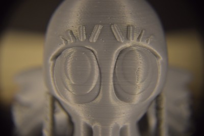 Up really close... had a few air bubbles in the ABS, but not bad for a 1st try