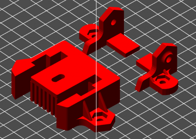 Screen shot 2014-05-27 at 4.03.04 PM.png (65.34 KiB) Viewed 22025 times V27 Belt Tensioners from inside Repetier. Note the extra supports on the smaller brackets.