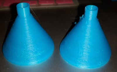 Sides facing away from each other