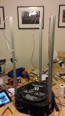 It took some doing... But I managed to get all the wires through the middle and keep everything where it belongs. This was also my stopping point for night 1 with about 5ish hours put in so far I think.