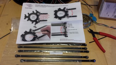 I was SUPER lucky to contact the guys over at Trick Laser and after a TINY bit of begging I was able to scratch up a set of Carbon Fiber arms that had been out of stock forever. They had ONE set left and threw it may way. Those guys ROCK!