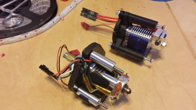 Out with the old and in with the new! The stock head did great for me. But I need to print nylons and PC so it had to go to make room for my new baby! I fast flipping of the screws on the mount and she is ready to go in!