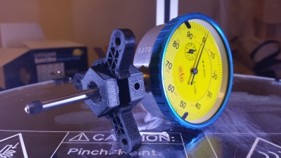 So this is my new BEST friend! I printed up the mount with the stock hotend in ABS and got to work.
