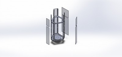 Build area mockup R2.JPG (146.95 KiB) Viewed 19629 times I am almost finished with my total enclosure. Goes from the build plate to above the filament area. Will have peltier dehumidifier and heater controlled by an Arduino.