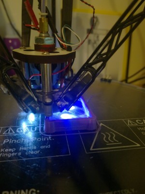 LED with printing