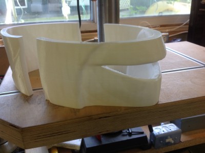 Visor section
