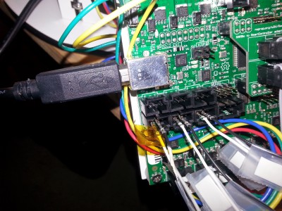 bare pins inserted in the rambo end stop locations
