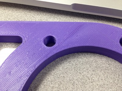 Isolated pockets of under extrusion