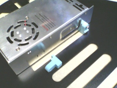 Clamps, top view