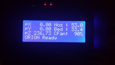 20150125_093837.jpg (1.52 MiB) Viewed 12193 times New Info XYZ Pos Noz/Bed Temps and Layer Fan % page - replaces Totals Menu