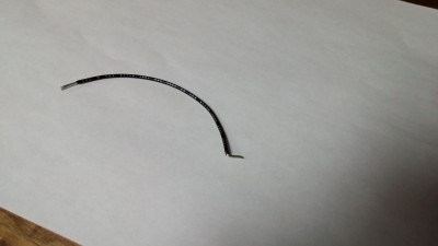 Wiring bent at 90 degree angle