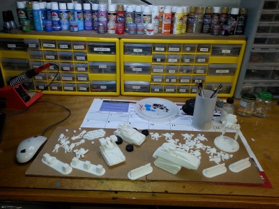 wargaming stuff - before paint