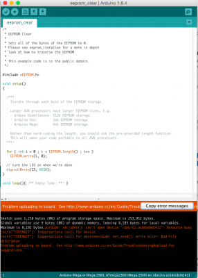 Arduino Error trying to run eeprom_clear (if too hard to read, I can PM it to you.)